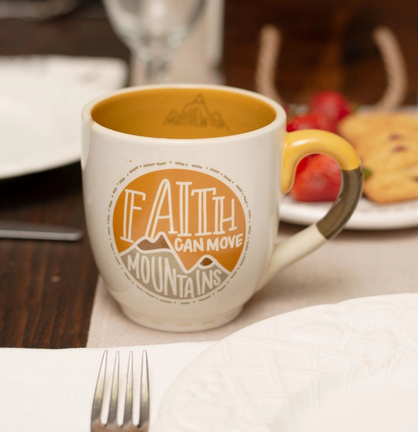 Faith Can Move Mountains Mug
